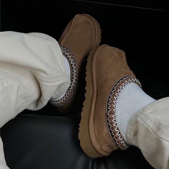 🌰BNIB UGG Tasman Chestnut Slippers - women’s 6🌰 - Picture 4 of 5